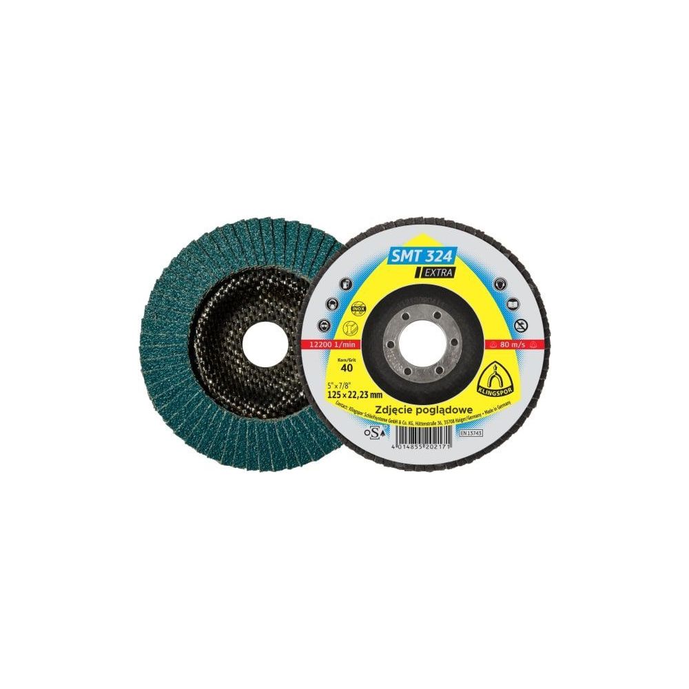 Ściernica talerzowa 125mm SMT 324 gr. 60 płaska}