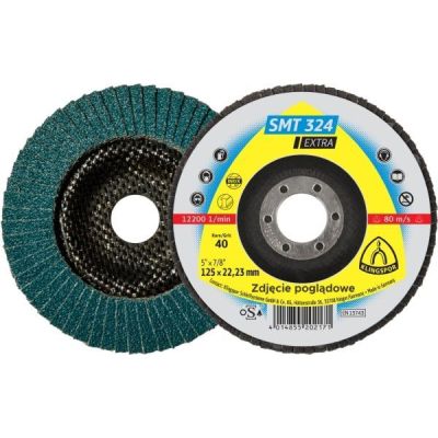 Ściernica talerzowa 125mm SMT 324 gr. 60 płaska