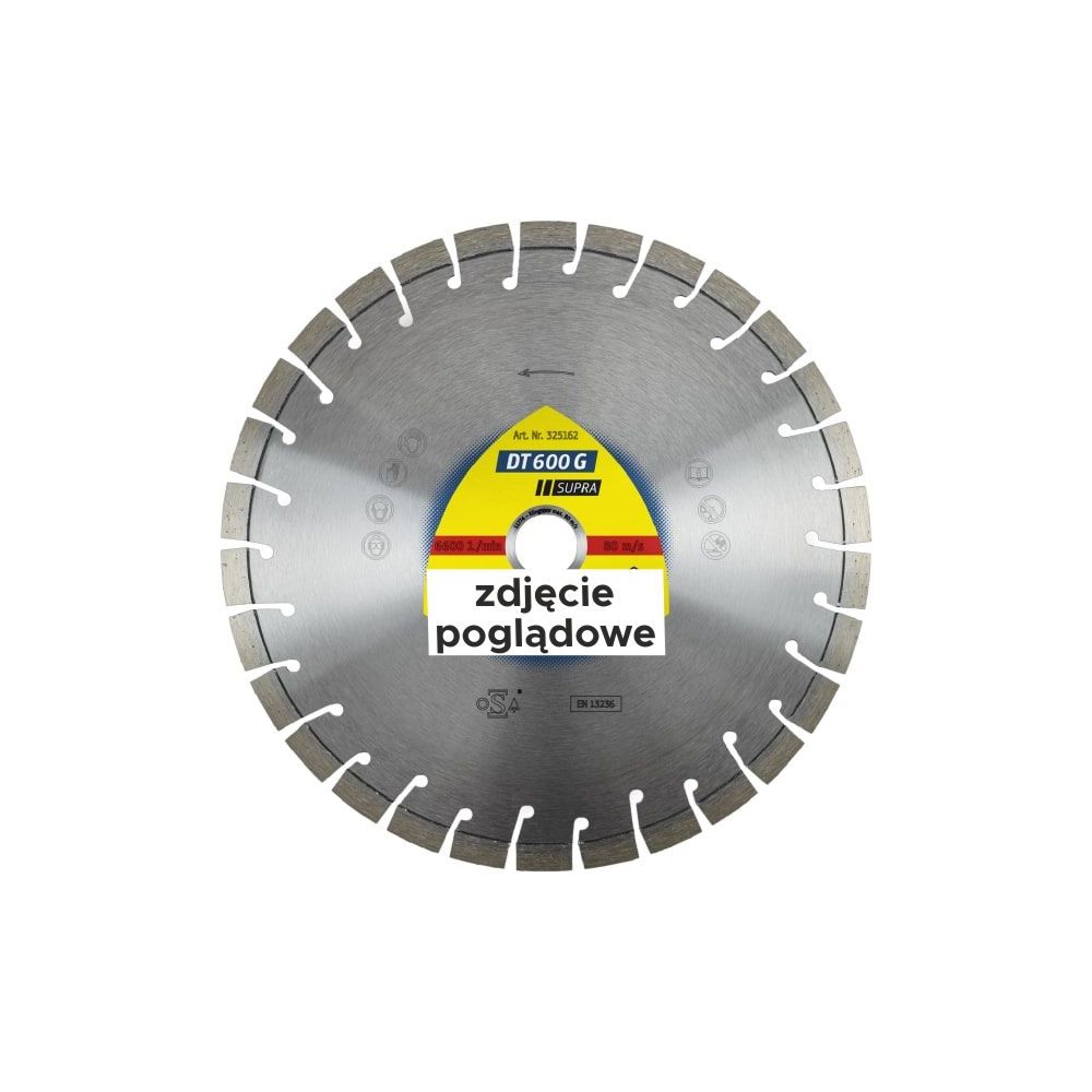 Tarcza diamentowa segm. 125x22 DT600G Supra Granit}