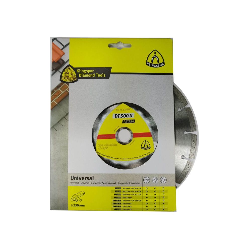Tarcza diamentowa segm. 230x22 DT300U Extra}