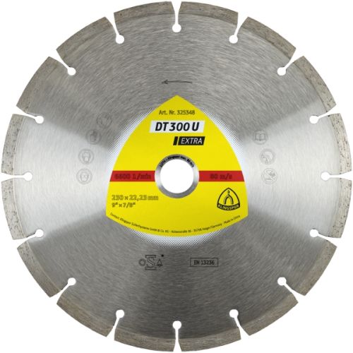 Tarcza diamentowa segm. 230x22 DT300U Extra