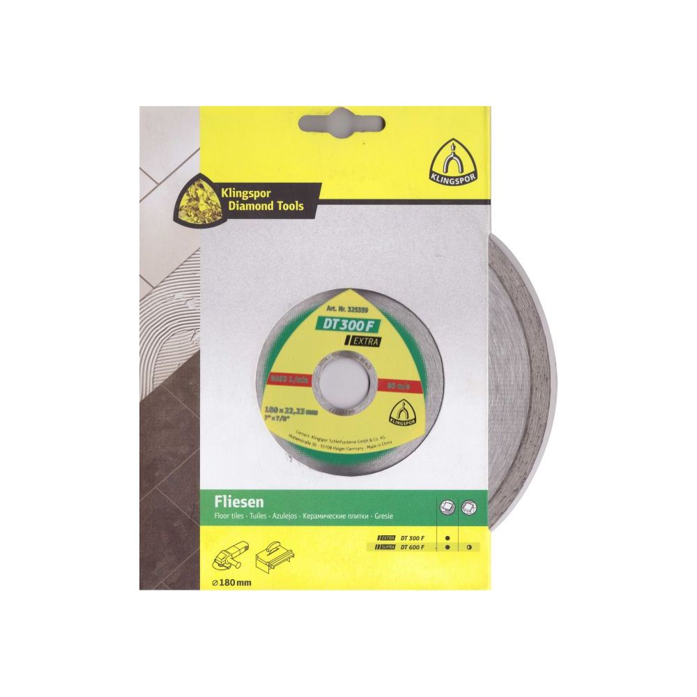 Tarcza diamentowa pełna 180x22 DT300F Extra}