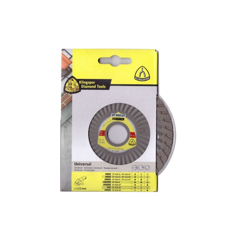 Tarcza diamentowa Turbo 125x22 DT900UT Special}