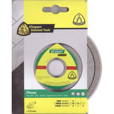 Tarcza diamentowa pełna 125x22 DT600F Supra ceram