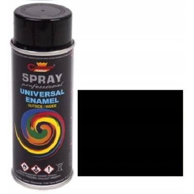 Spray lakier 400ml czarny mat RAL 9011