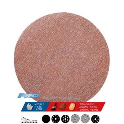 Krążek rzep A275  75mm gr.120  Norton PRO pełne