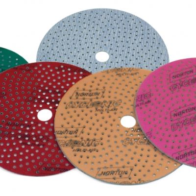 Krążek rzep 150mm gr.220 MULTI-AIR CYCLONIC czerw