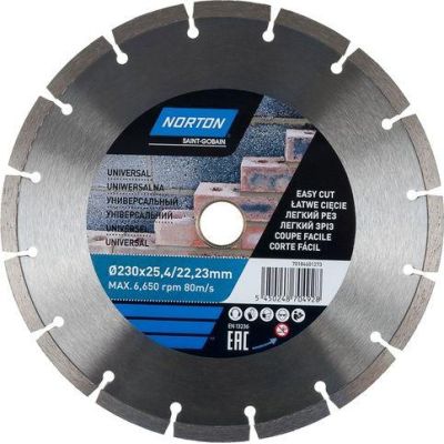 Tarcza diamentowa segm. 230x22 Vulcan UNI beton