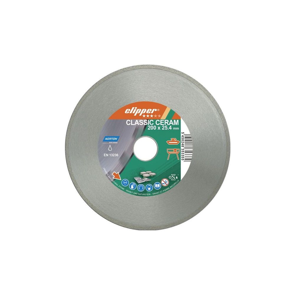 Tarcza diamentowa pełna 200x25,4  PRO CERAM}