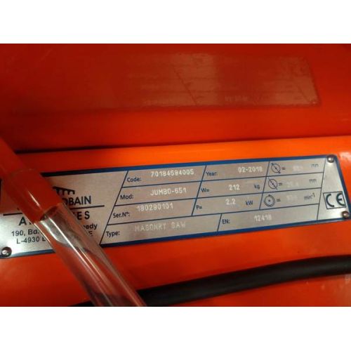 Przecinarka Clipper JUMBO 651 1-30-3 2,2kW 230V