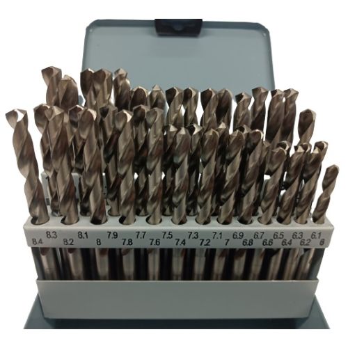 Kpl. wierteł NWKa 6,0-10,0 (41 szt.) szlifowane