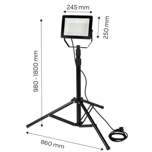 Reflektor pojedynczy 100W SMD LED 8500lm NEO