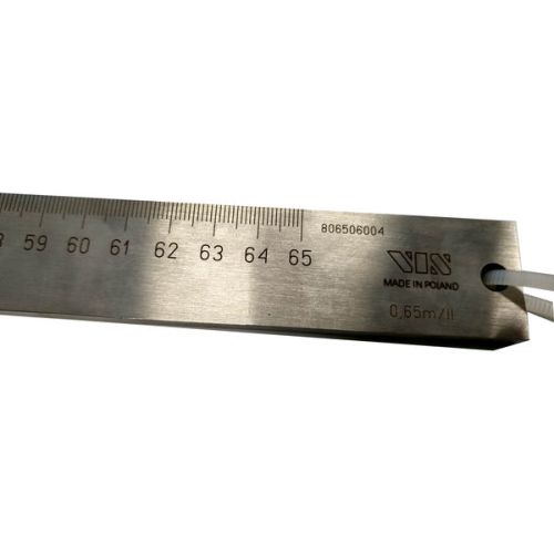 Przymiar stalowy MLPc L-650mm sztywny