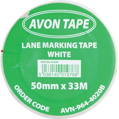 Taśma do znakowania biała 50mm x 33m