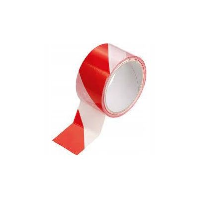 Taśma do znakowania czerwono-biała 50mm x 33m 