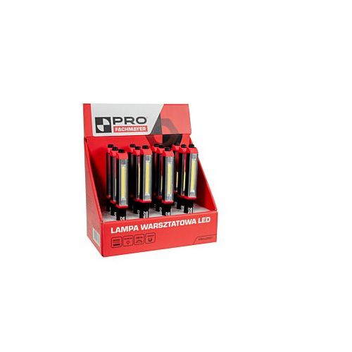 Latarka LED 3W 250 lm + 2x magnes PRO