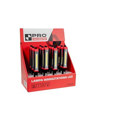 Latarka LED 3W 250 lm + 2x magnes PRO