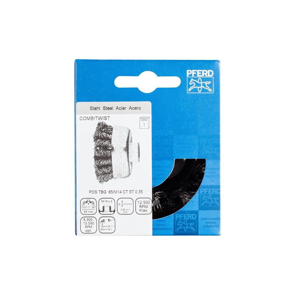 Szczotka doczoł. spl. POS TBG 65/M14 CT ST 0,35}