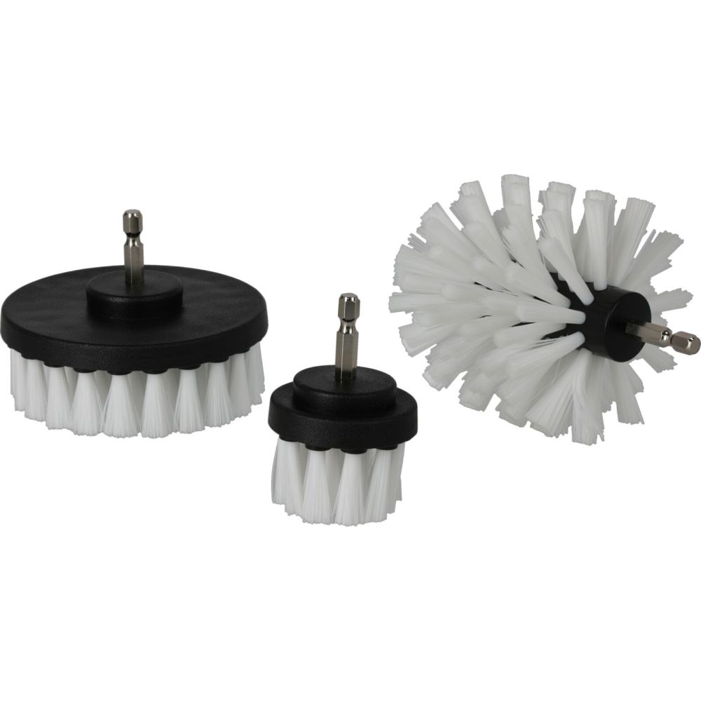 Zestaw szczotek na wiertarkę 5,9,10cm MEDIUM}
