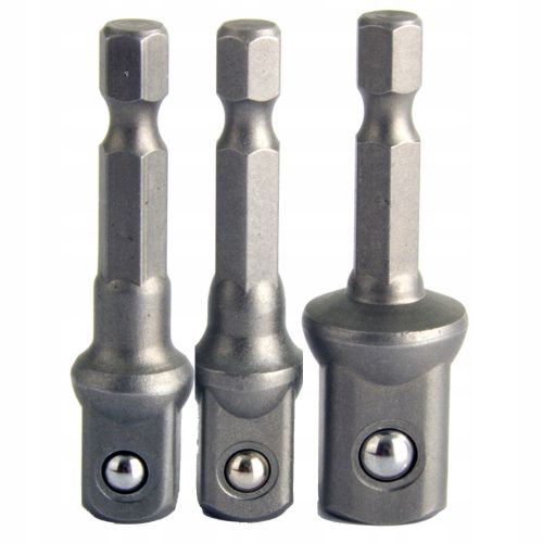 Zestaw adapter bit do nasadek 1/2, 3/8, 1/4 cala