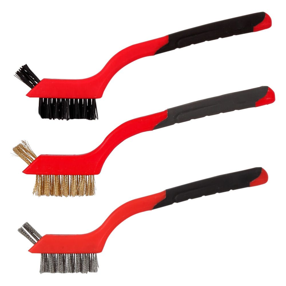 Zestaw szczotek 3 szt, 3x7 rzędów 180mm Proline}