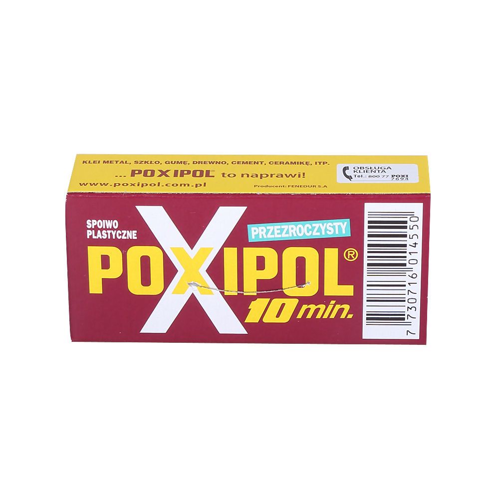 Klej dwuskładnikowy POXIPOL 16g/14ml przezroczysty}