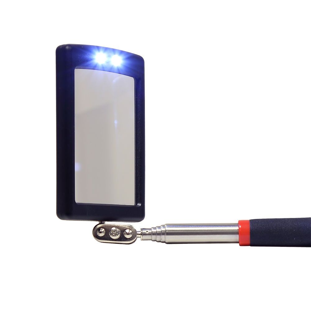 Lusterko inspekcyjne 80x50mm z podświetleniem}