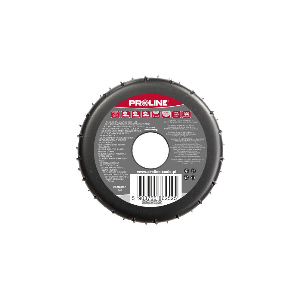 Tarcza płaska tarnik frez czołowy 120mm}