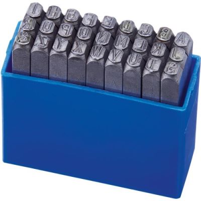 Znaczniki literowe  6mm kpl. 27szt 