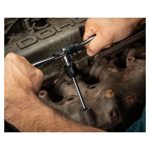 Zestaw do gwintowania 5 elem. grzechotka 