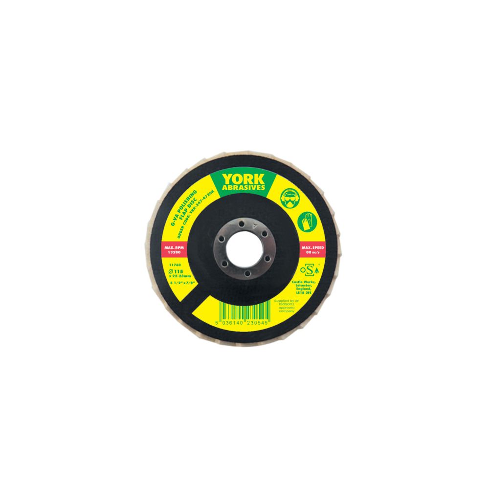 Tarcza lamelkowa filcowa 125mm YORK}