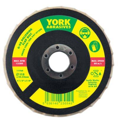 Tarcza lamelkowa filcowa 125mm YORK