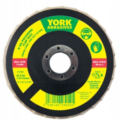 Tarcza lamelkowa filcowa 125mm YORK