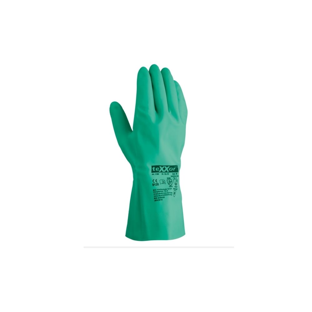 Rękawice nitrylowe 2360 teXXor nr 9 kwasoodporne}