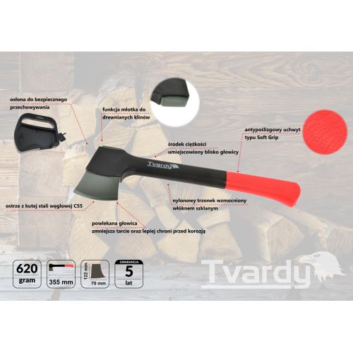 Siekiera ciesielska  620g TVARDY