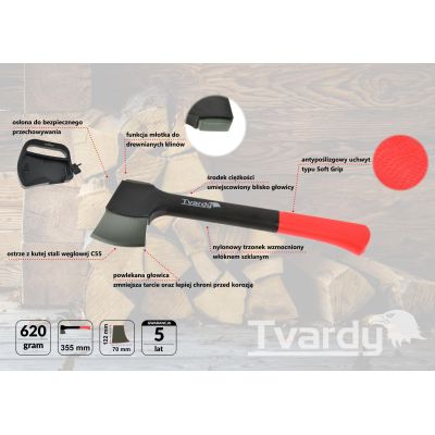 Siekiera ciesielska 1350g TVARDY