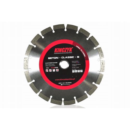 Tarcza diamentowa segm. 125x22 Beton Classic B