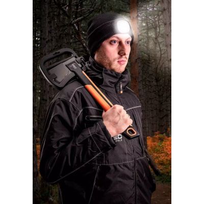 Czapka z latarką czarna NEO