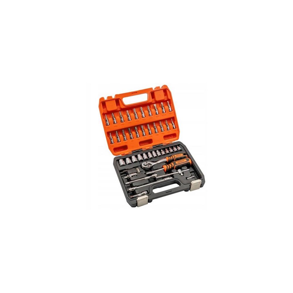 Zestaw 48 częściowy kluczy nasadowych 1/4" Grosley}