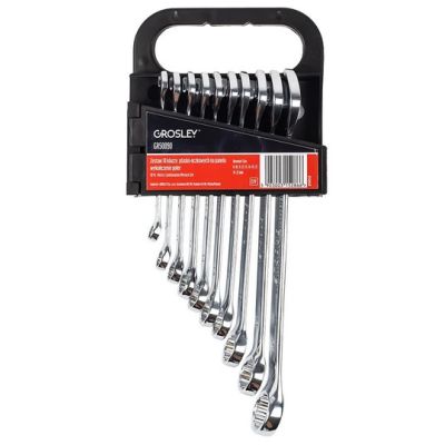 Zestaw 10 kluczy płasko-oczkowych Grosley