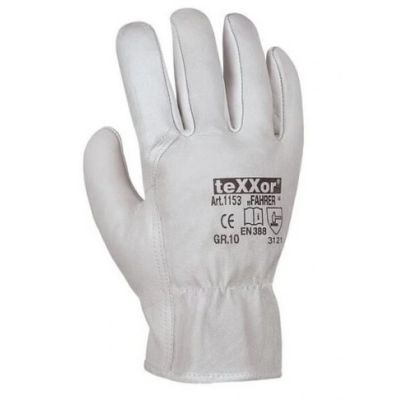 Rękawice wzmacniane skórą lico FAHRER rozm.11