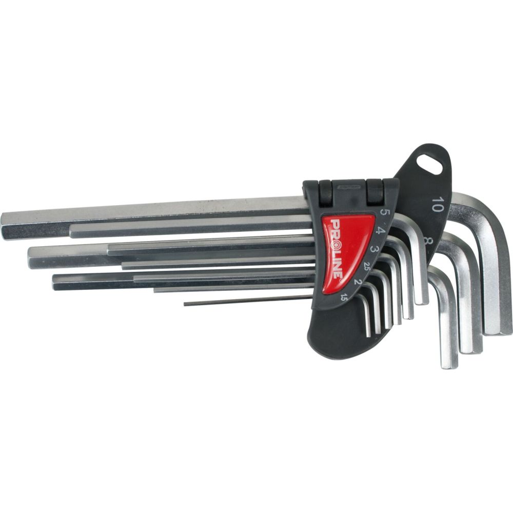 Klucze imbusowe długie 1,5-10mm zestaw}