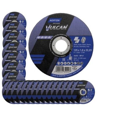 Tarcza do cięcia T41 125x1,0x22 A60S Vulcan 100szt