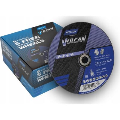Tarcza do cięcia T41 230x1,9x22 A46S Vulcan 50szt