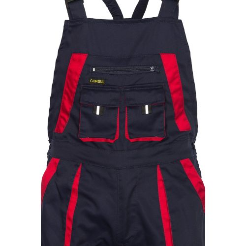 Spodnie ogrodniczki Consul Granat 170A