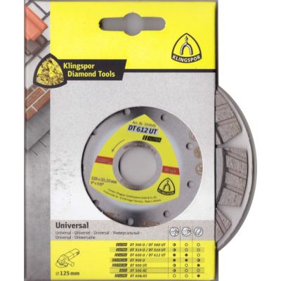 Tarcza diamentowa segm. 125x22 DT612UT Supra 9 seg