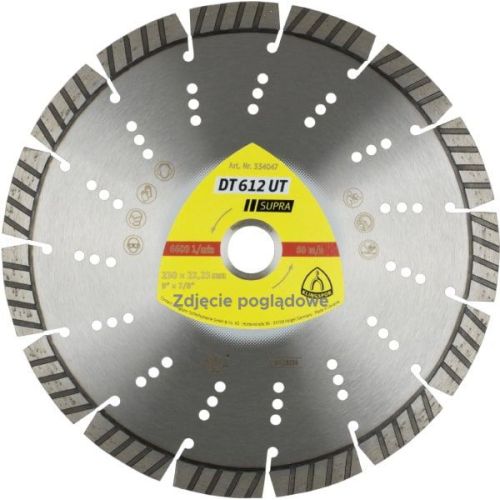 Tarcza diamentowa segm. 125x22 DT612UT Supra 9 seg