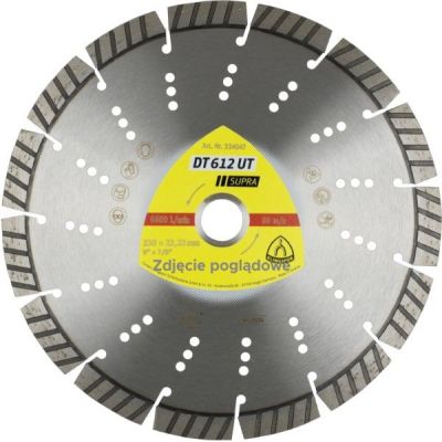 Tarcza diamentowa segm. 125x22 DT612UT Supra 9 seg