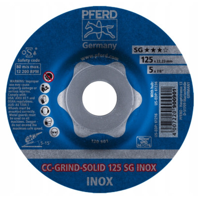 PFERD Tarcza 125 CC-GRIND-SOLID SG INOX